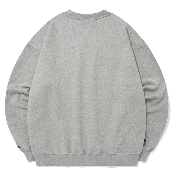 SP GRACEFUL CREW NECK-MELANGE GRAY