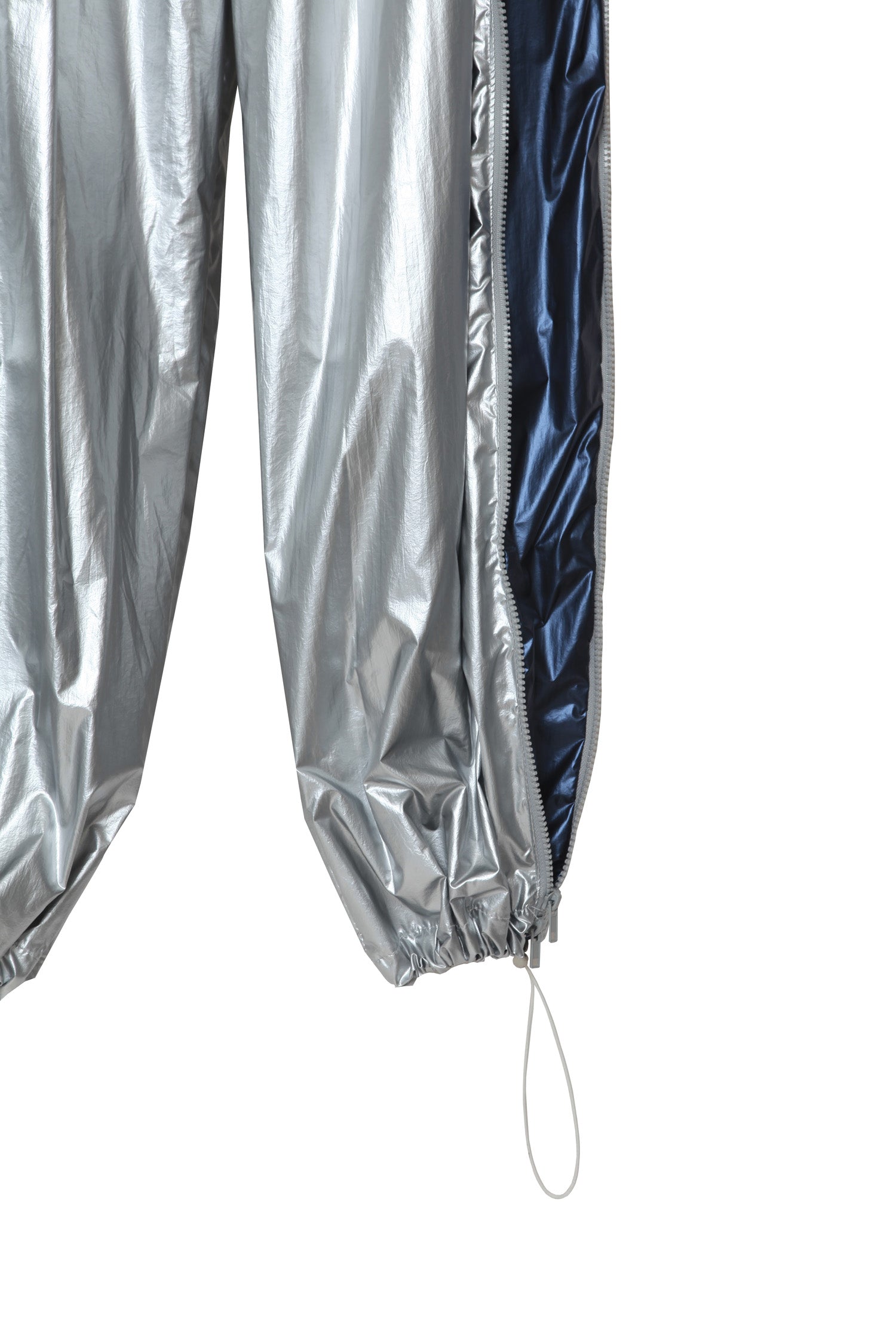 metal side zipper pants