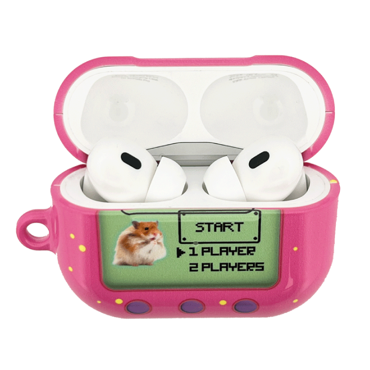 Hamster Tama Airpods Case (Pink)