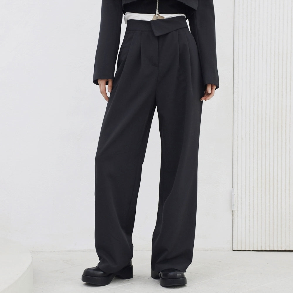 Dane Crop Jacket + Slacks Pants Set