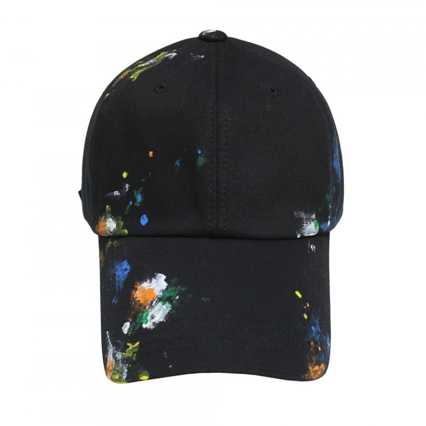 painting overfit cap (black)