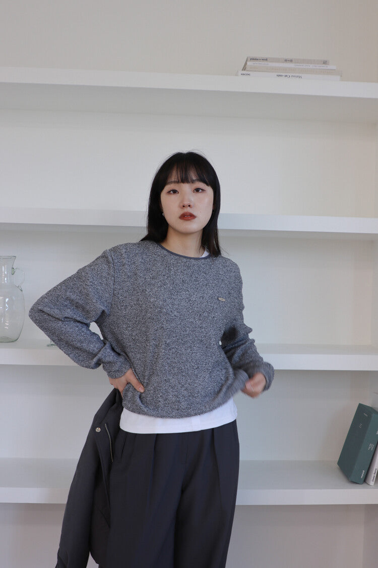 TERRY KNIT SWEAT (4color)