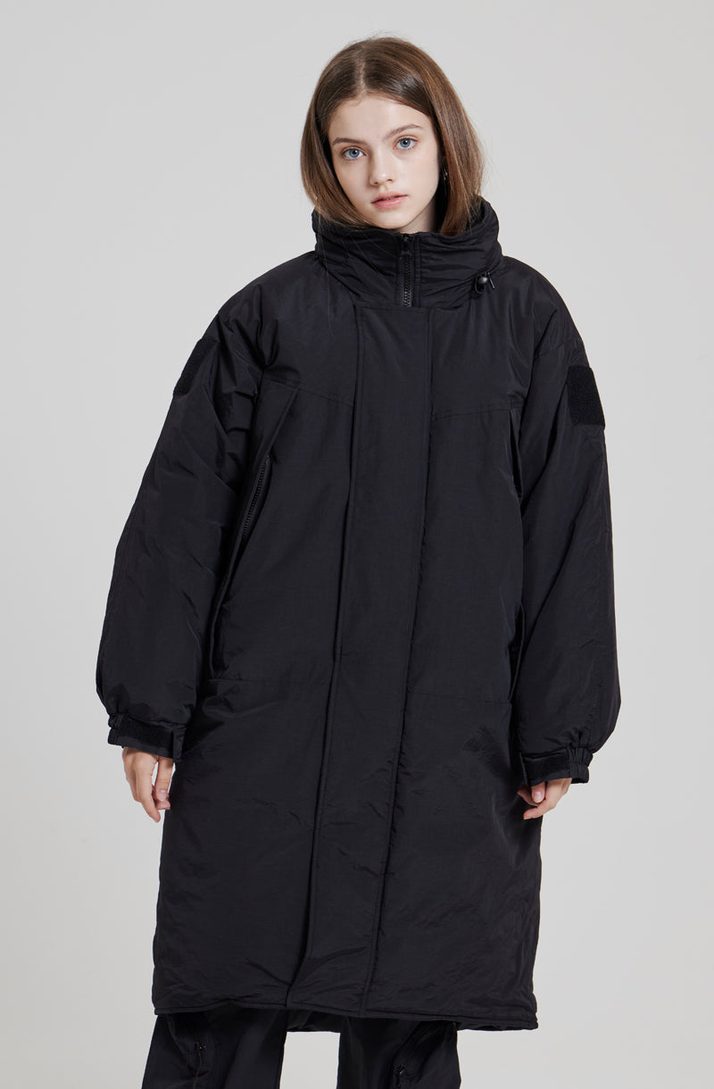 MOSS 2 HIGH-NECK HOOD PARKA [BLACK]