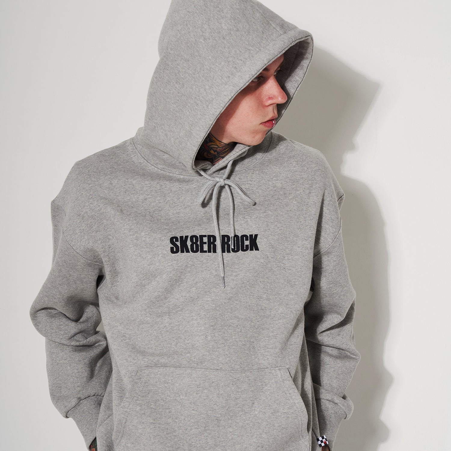 BURNING EYES HOODIE GRAY