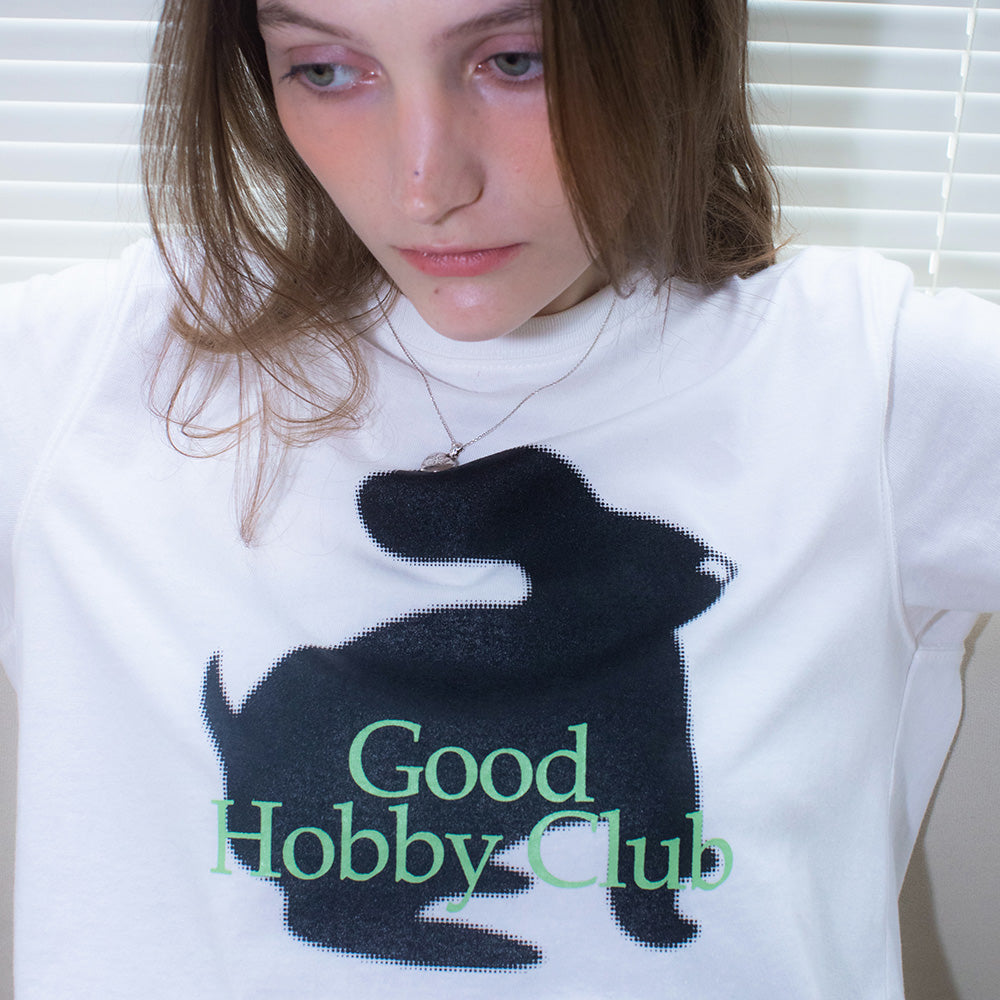 HOBBY RABBIT TEE_WHITE