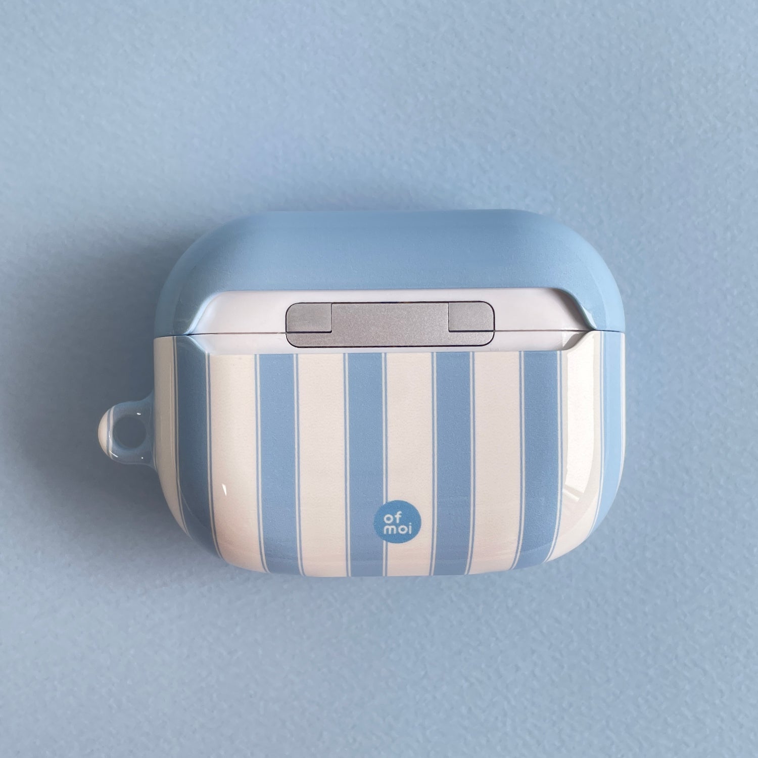 cloud stripe hard glossy airpods case