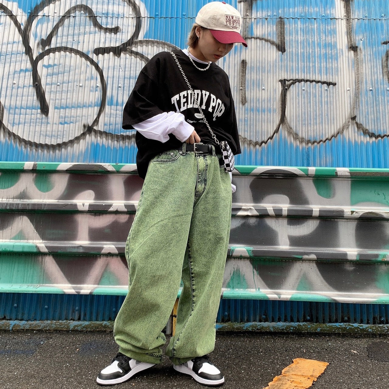 ONEWILL Colour denim pants （送料込）- ONEWILL