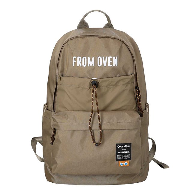 [NEIKIDNIS X COOKIERUN] GINGER BRAVE STRING BACKPACK / D.BEIGE