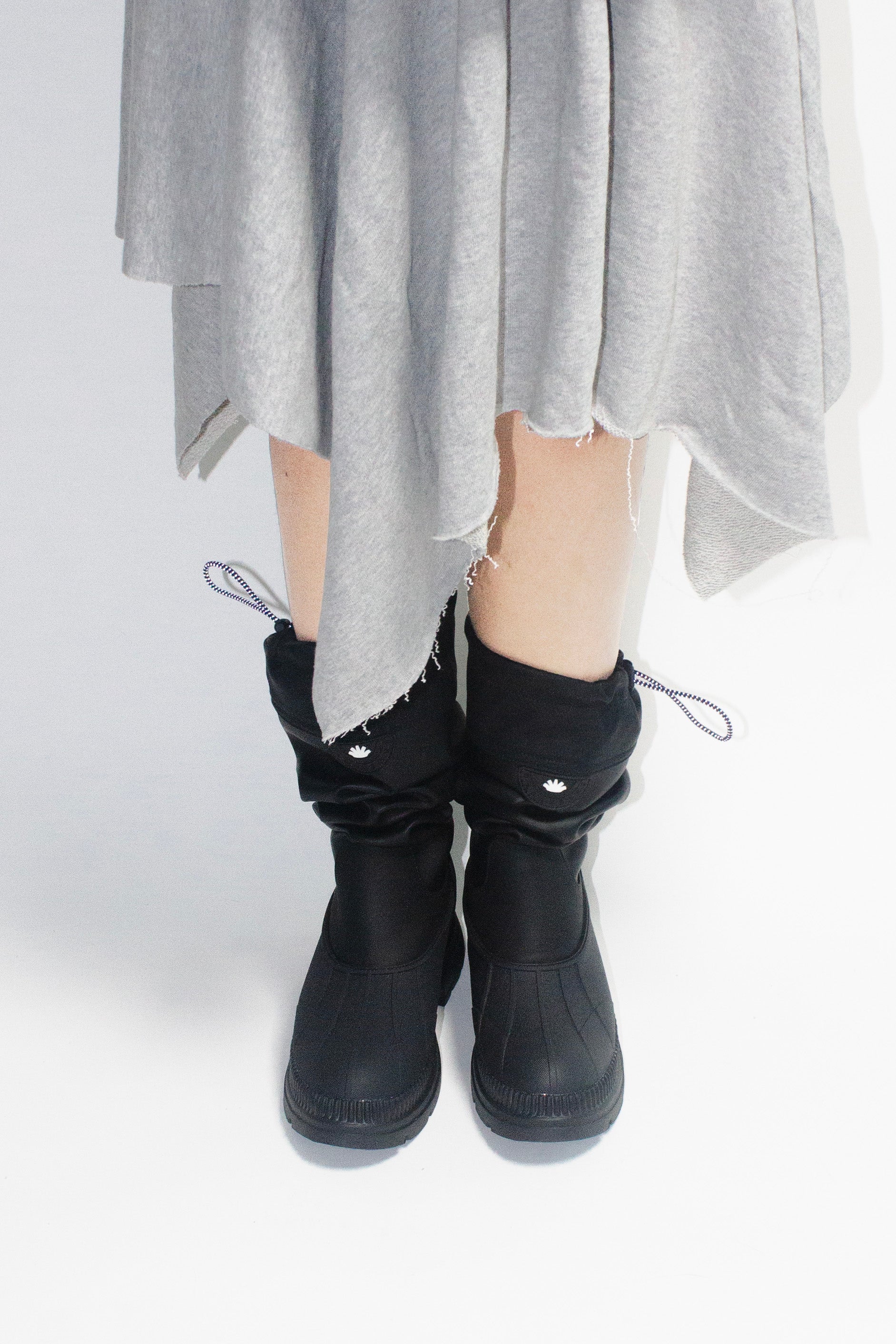 leather rain boots