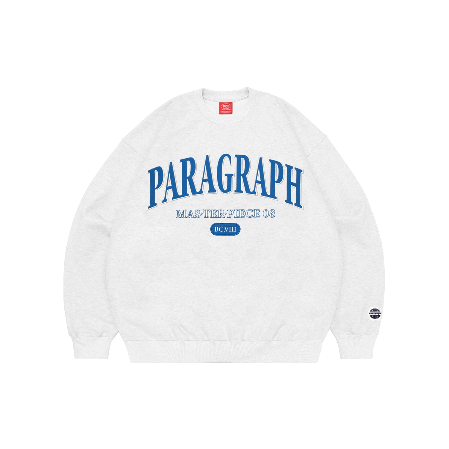 ストライプロゴスウェット/【PARAGRAPH パラグラフ】STRIPE LOGO SWEAT