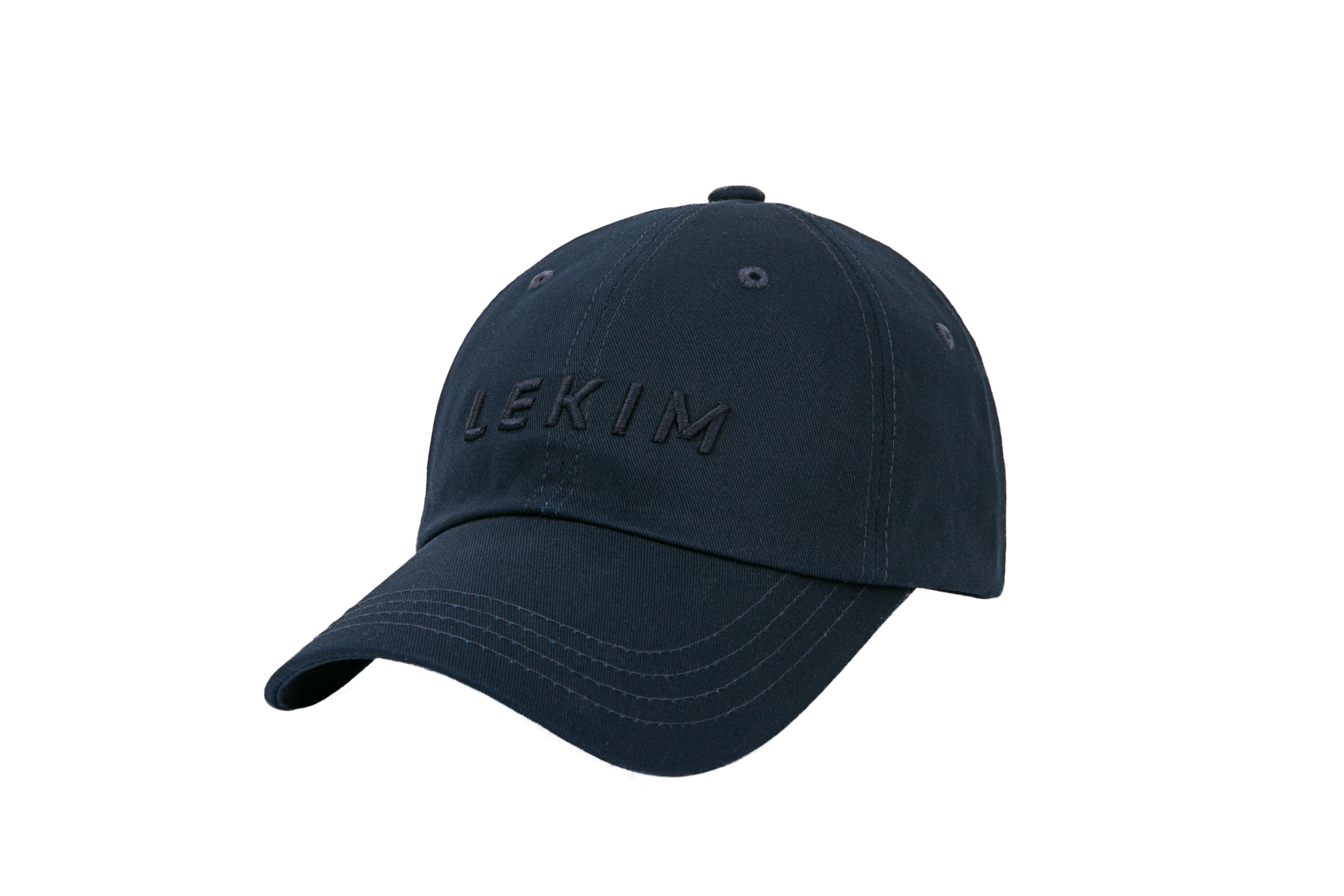 LEKIM EMBROIDERY NAVY CAP