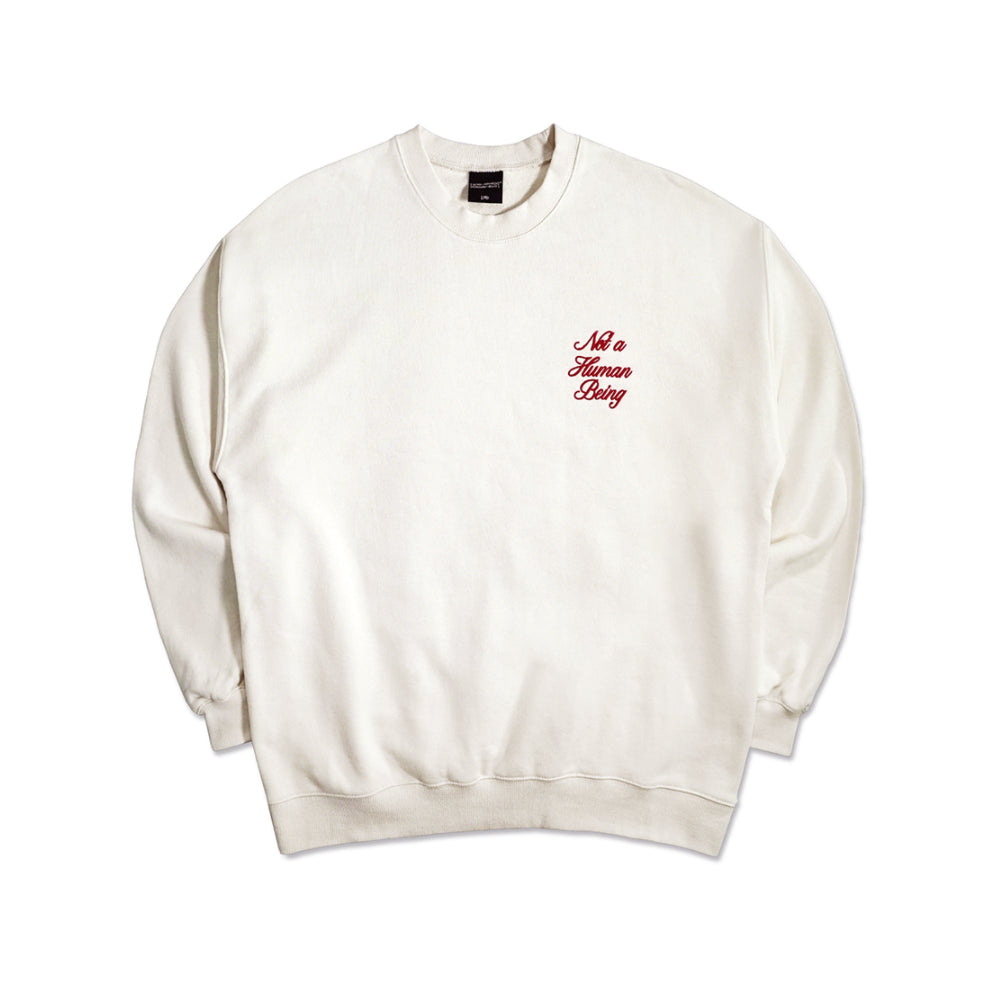 New Basic Script Crewneck Shirts (3color)