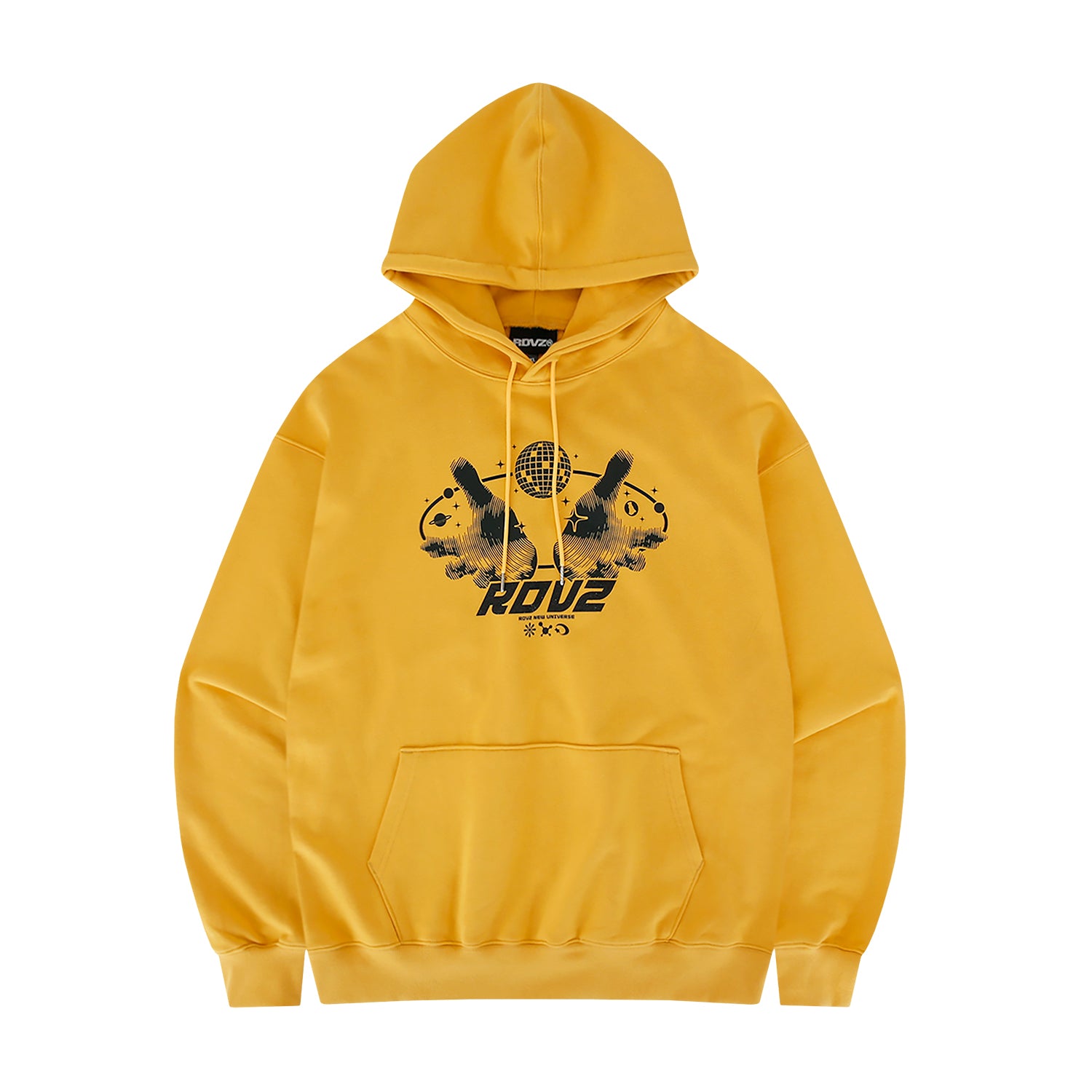 SECRET HAND HOODIE - MUSTARD