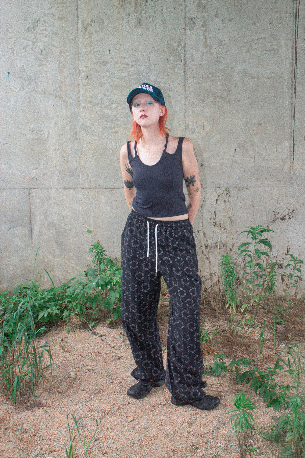 cycle pattern banding pants