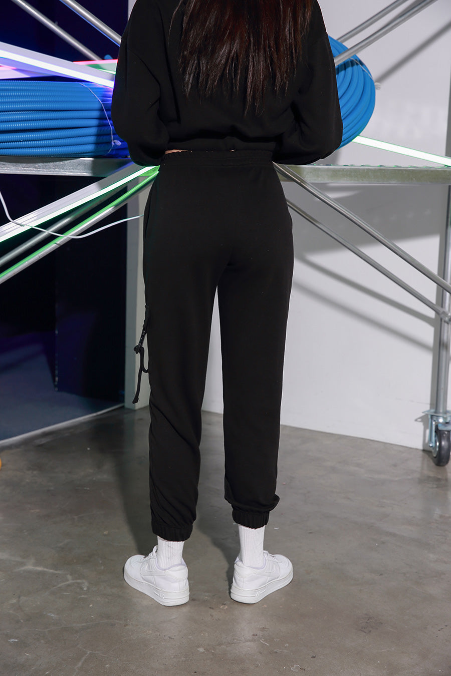 BOT(7727) Belted Jogger Pants