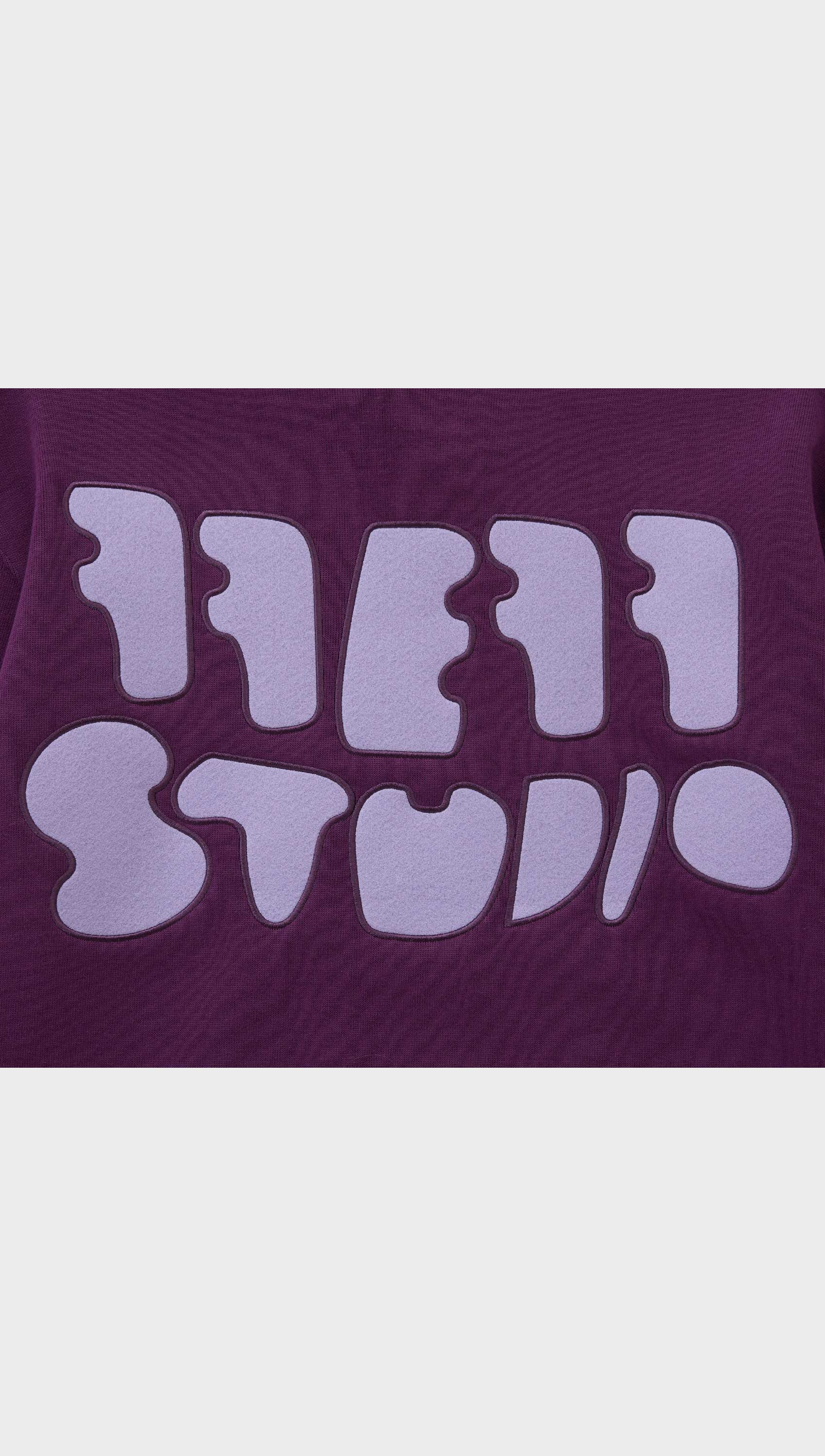 Applique stitch logo mtm (Purple)