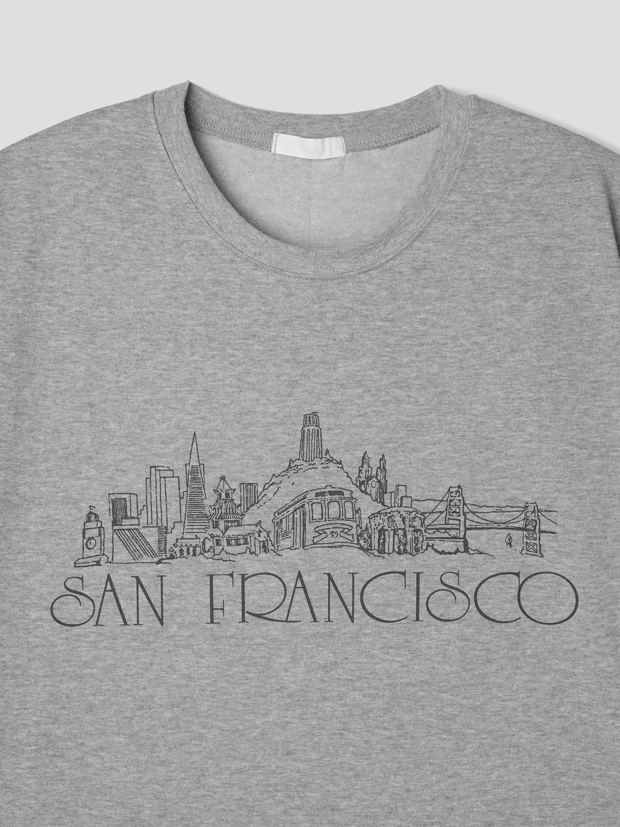 S.F city half-sleeves 3color