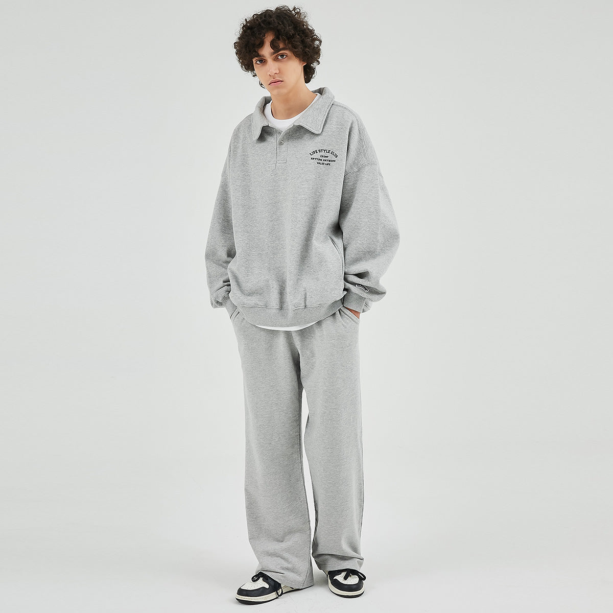 [fleece]WIDE SWEATPANTS (CP0130g-1)