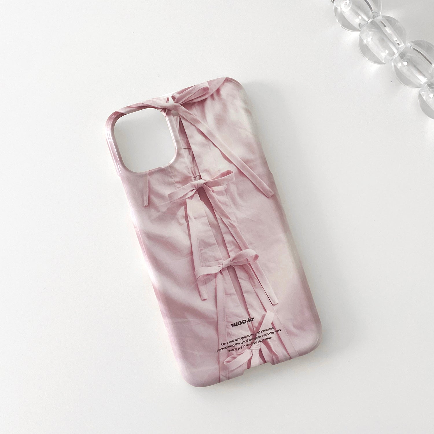 tie a pink ribbon case.