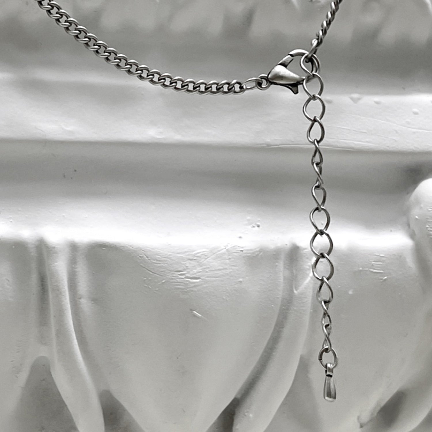 [BLESSEDBULLET]classic chain coin necklace_vintage silver