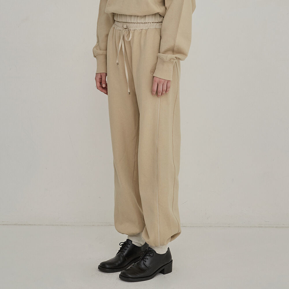 Two way sweatpants - Beige