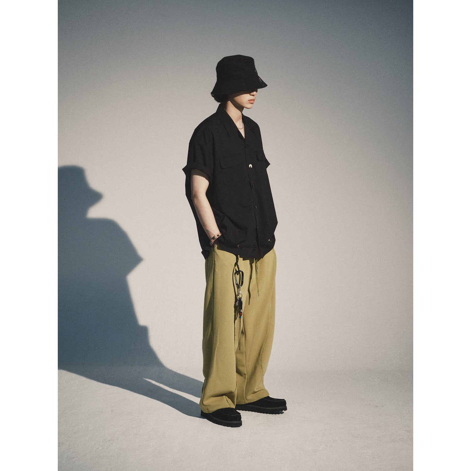 WEVERSE RELAXABLE BANDING PANTS_LIME