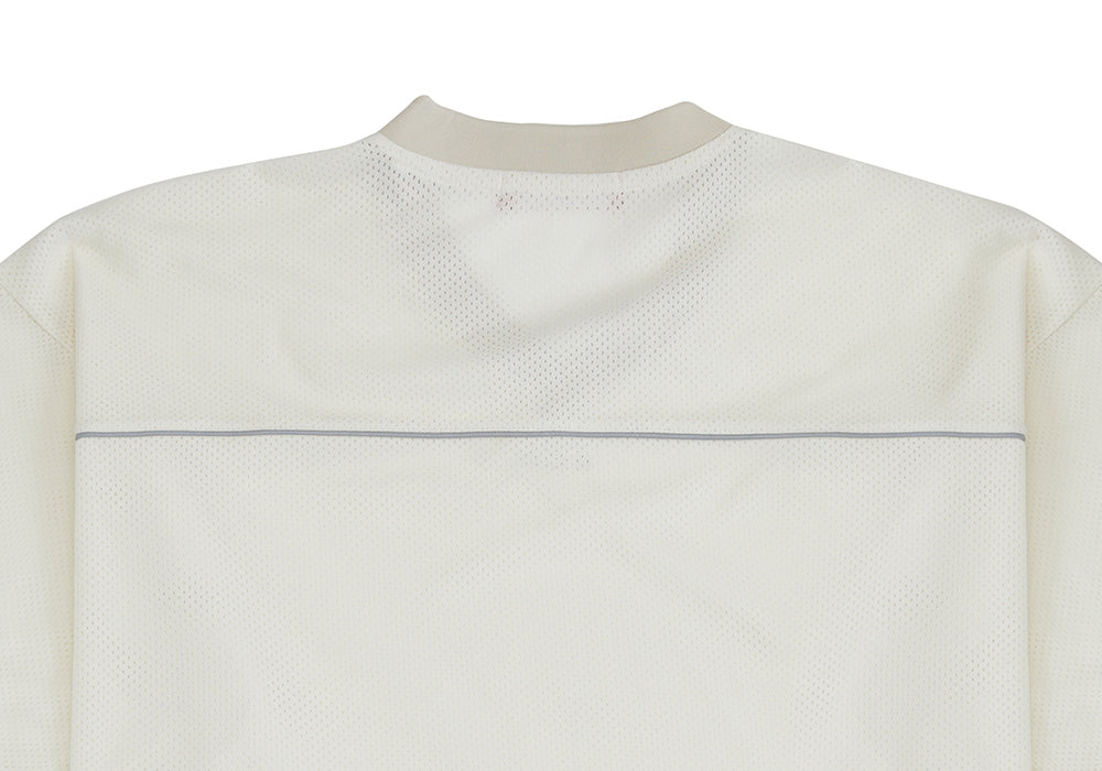 MESH JERSEY T-SHIRT_CREAM