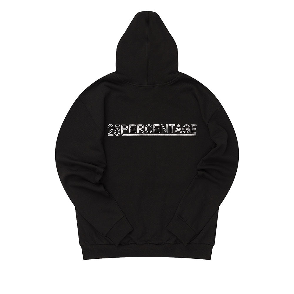 25P ORIGINAL LOGO HOODIE ZIP UP