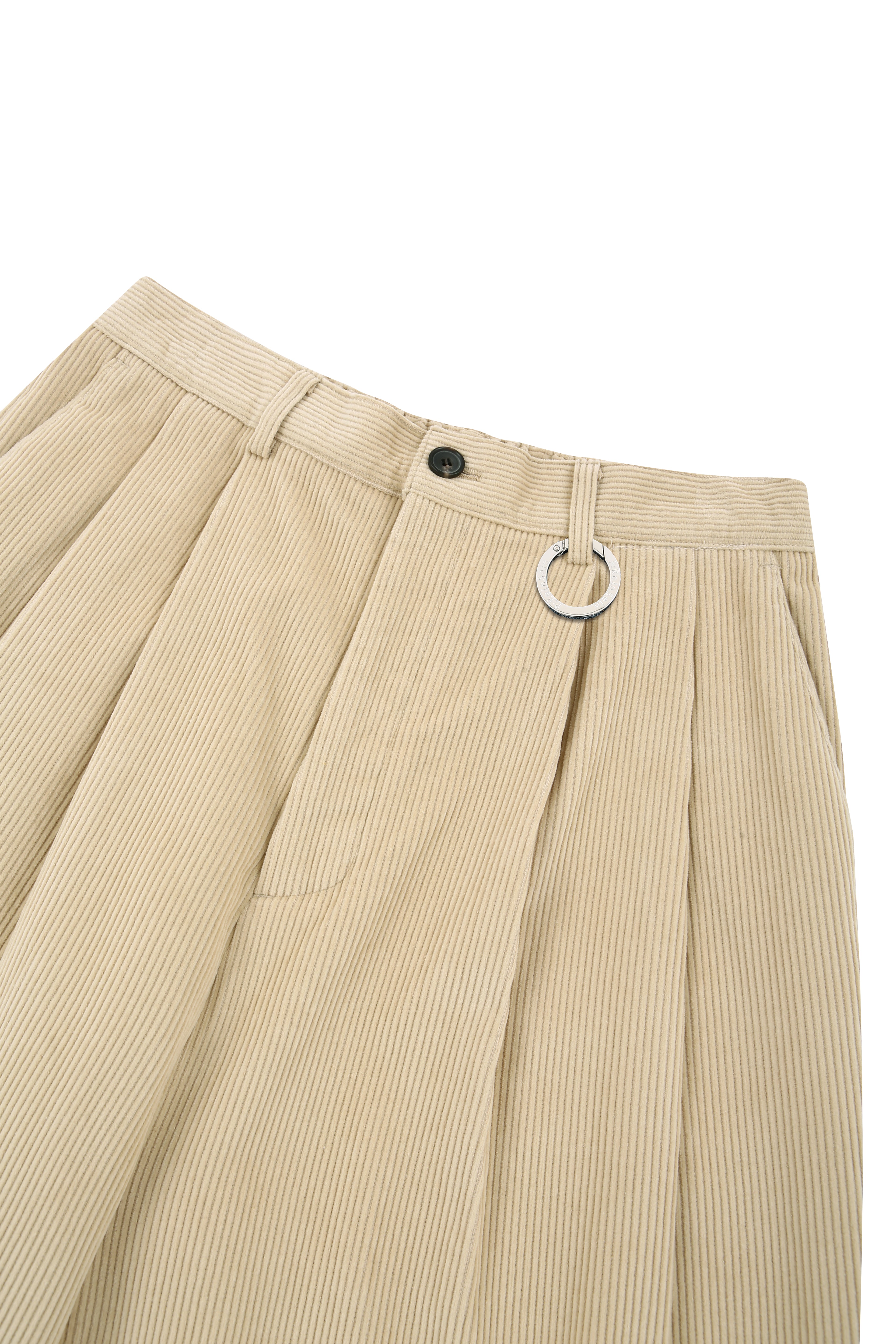 Corduroy Pintuck Balloon Pants