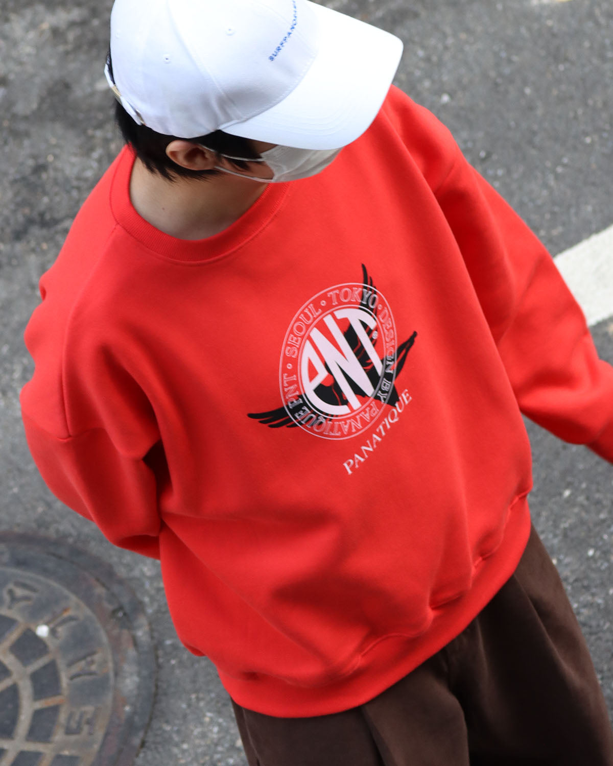 Overfit Panatique Logo Sweatshirt_2color