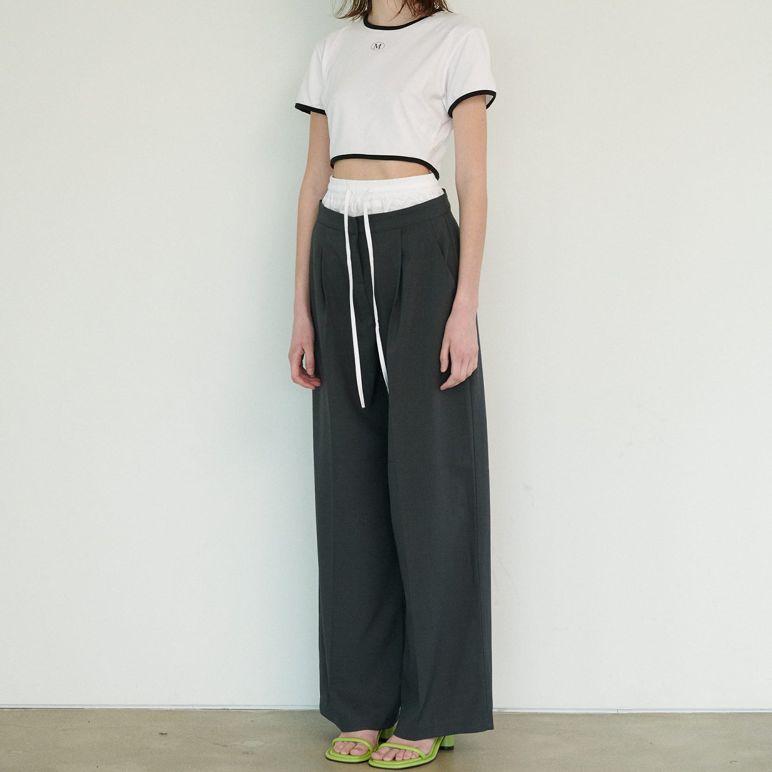 DOBLE WIDE PANTS, CHARCOAL