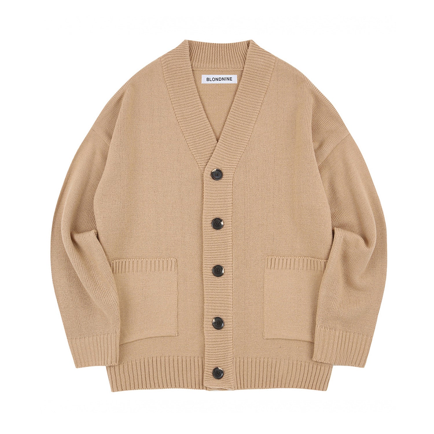 BASIC KNIT CARDIGAN_BEIGE