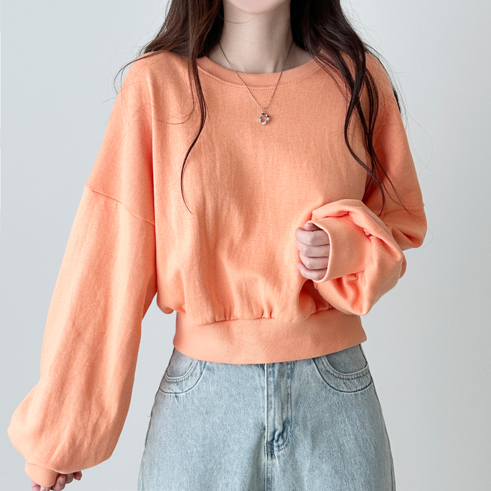 Tear Crop Sweatshirt