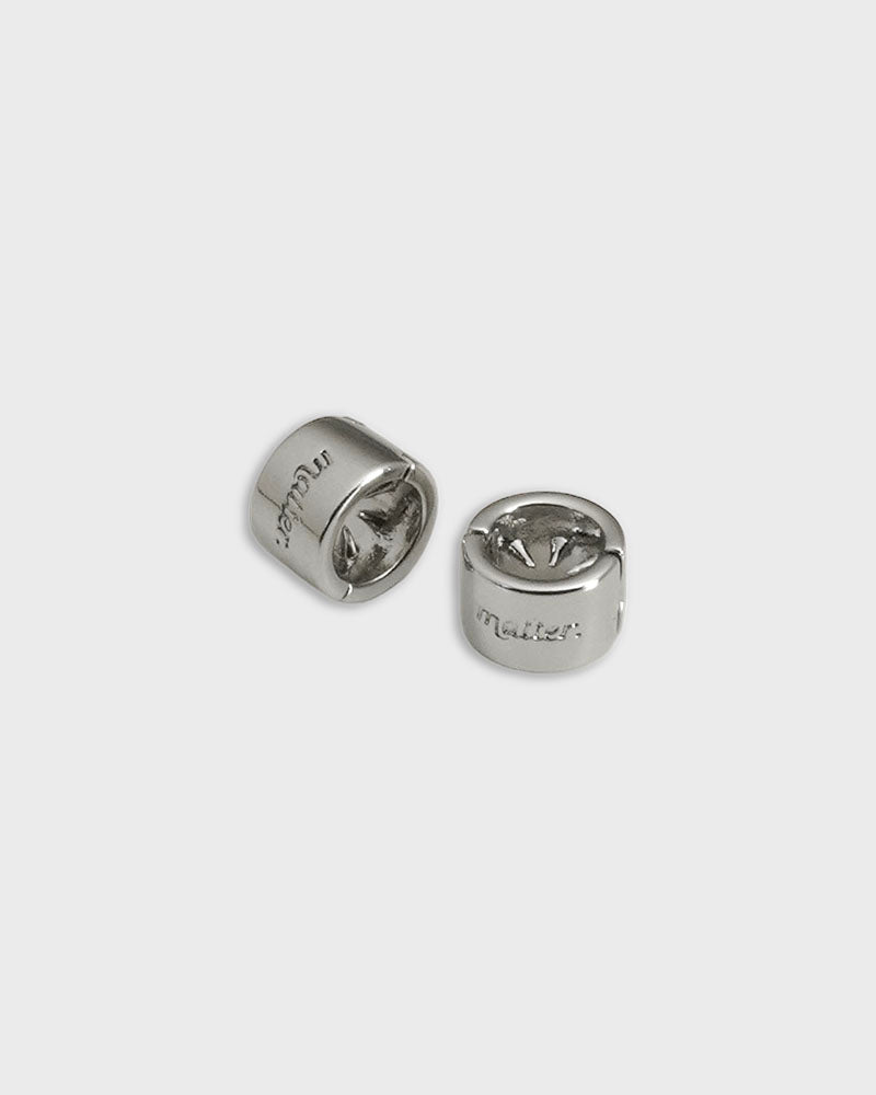 [2 set] Drop disco pin (Silver)