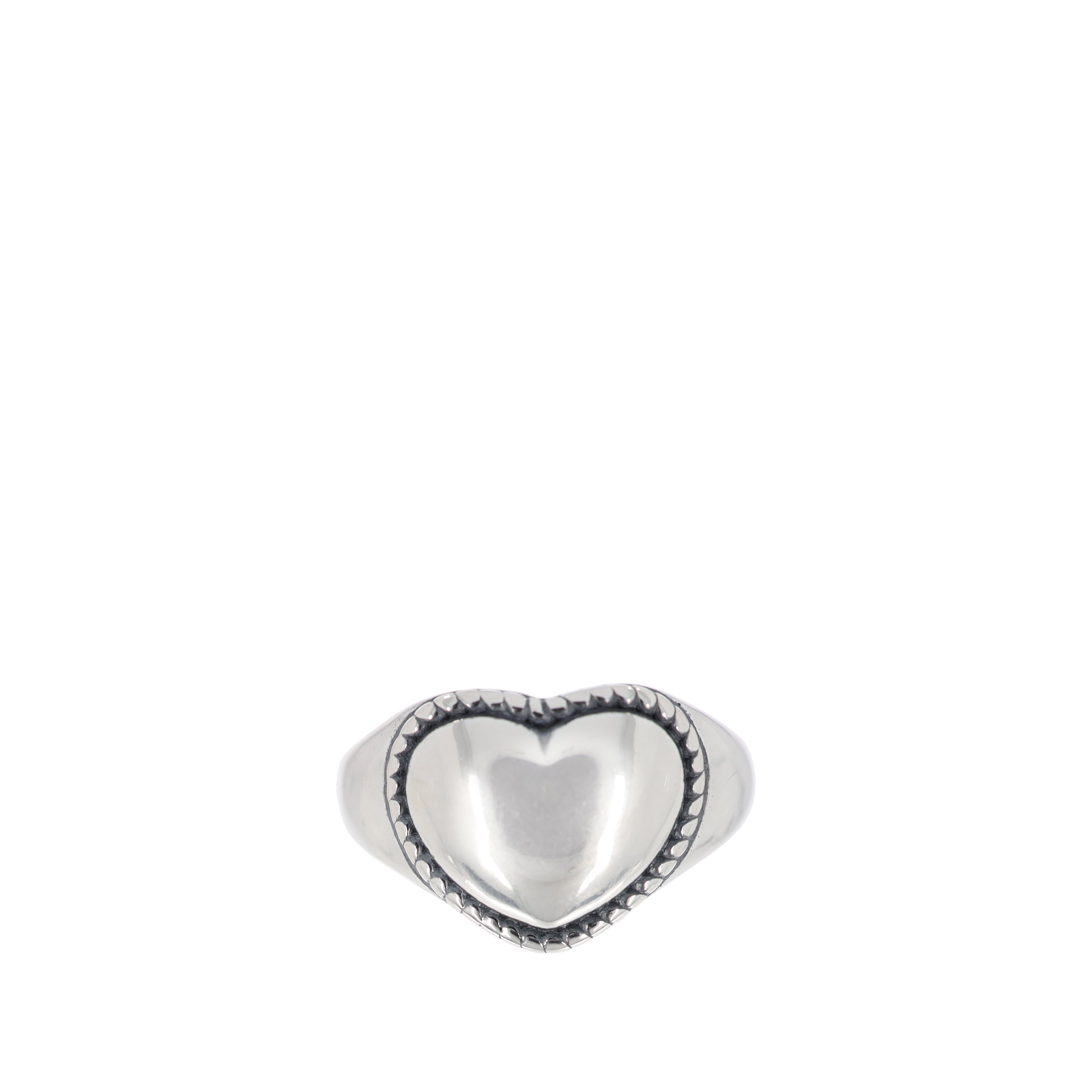 Volume Heart Rope Ring