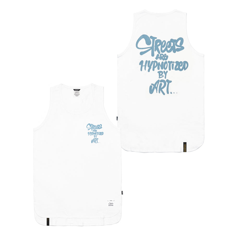 22 SHA THROW UP LONG SLEEVELESS WHITE