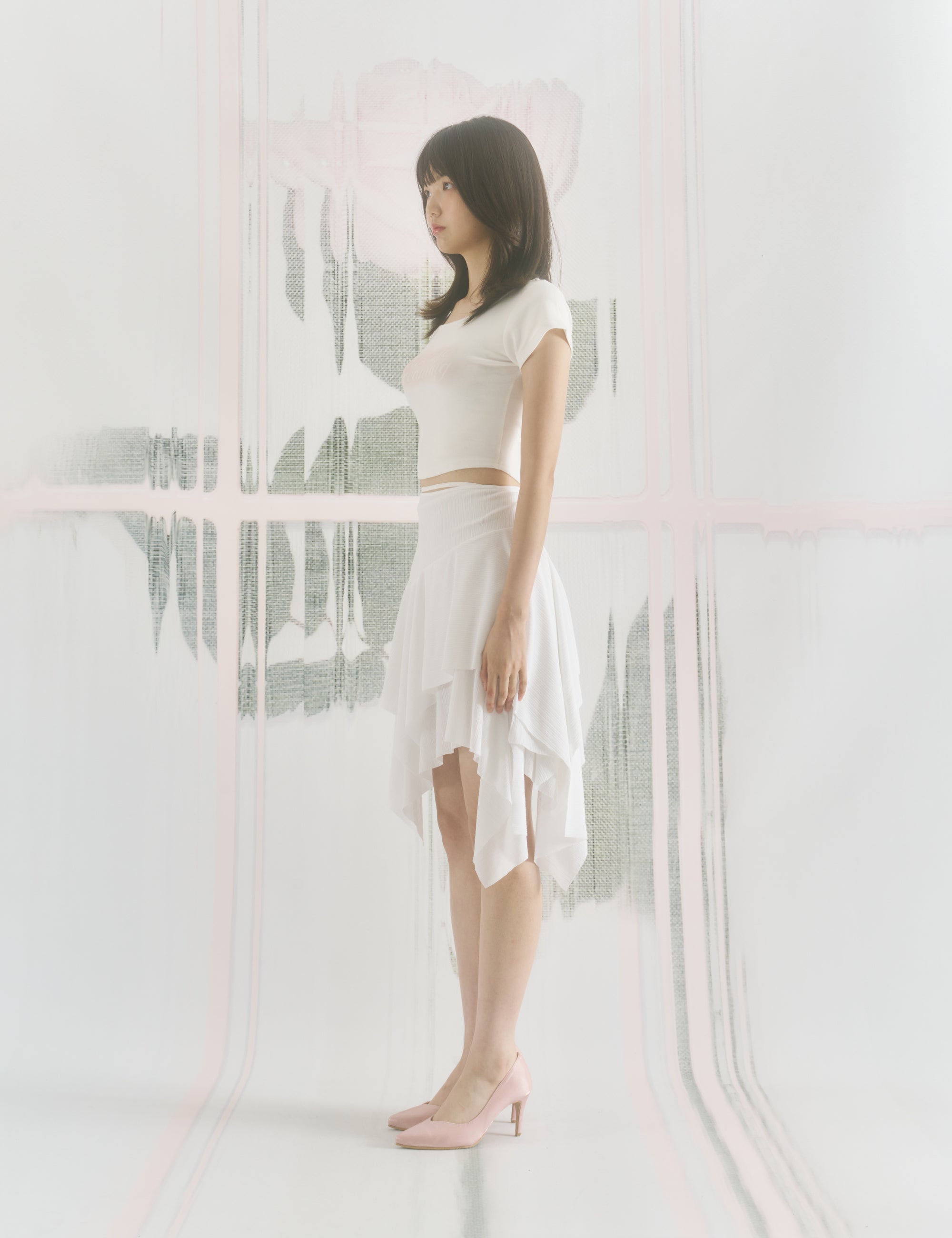 Ballerina Drape Skirt ver.1 (WHITE)