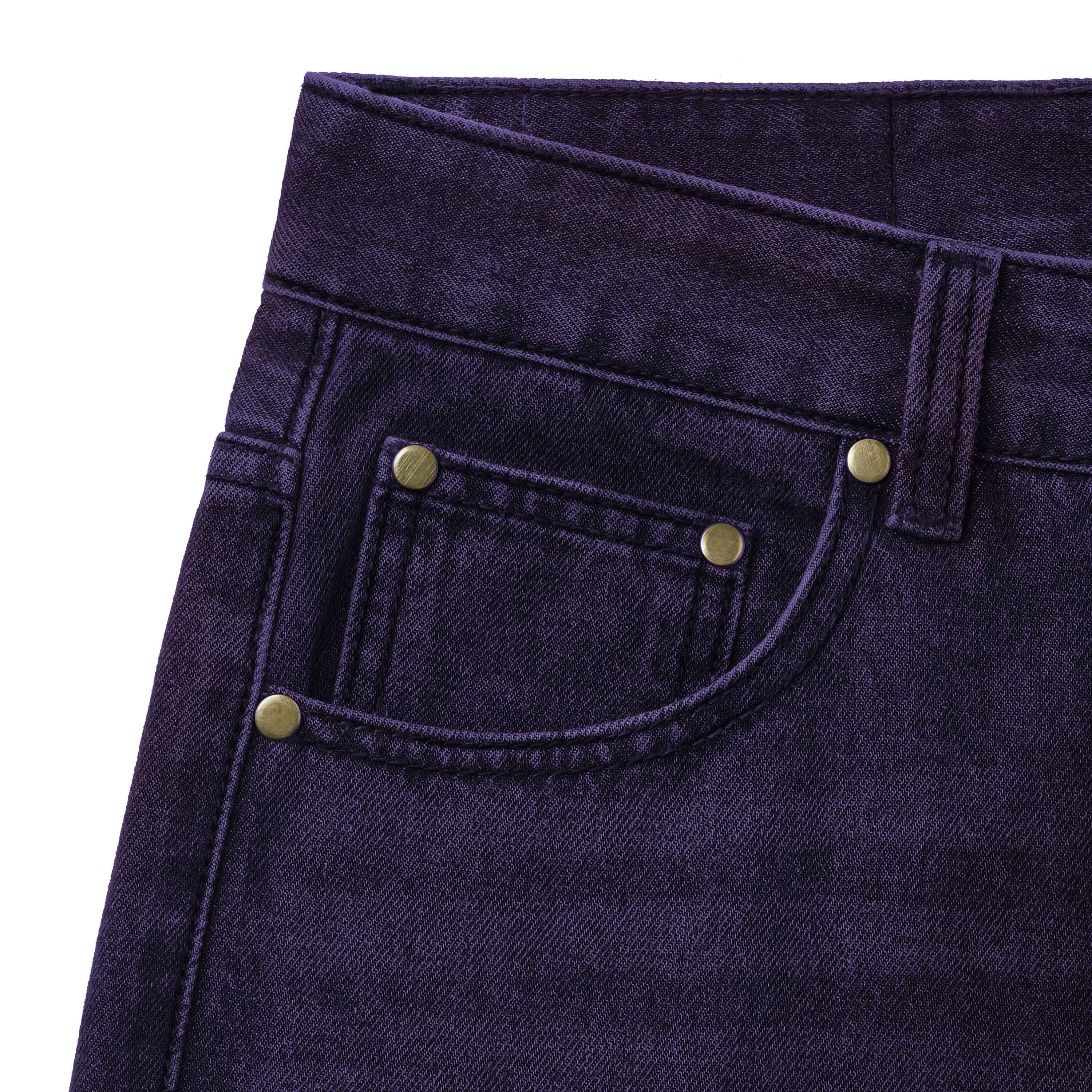 DirtyCoins Baggy Jeans - Purple Wash