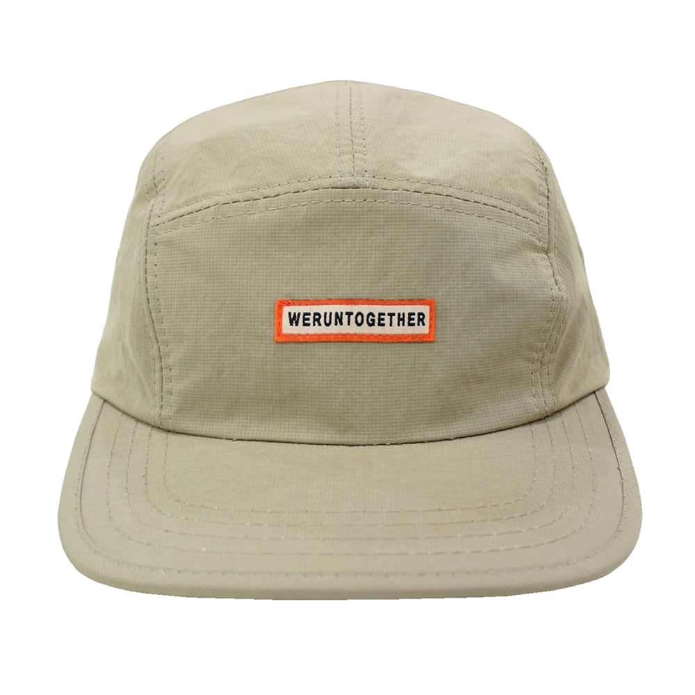 slogan camp cap (beige)