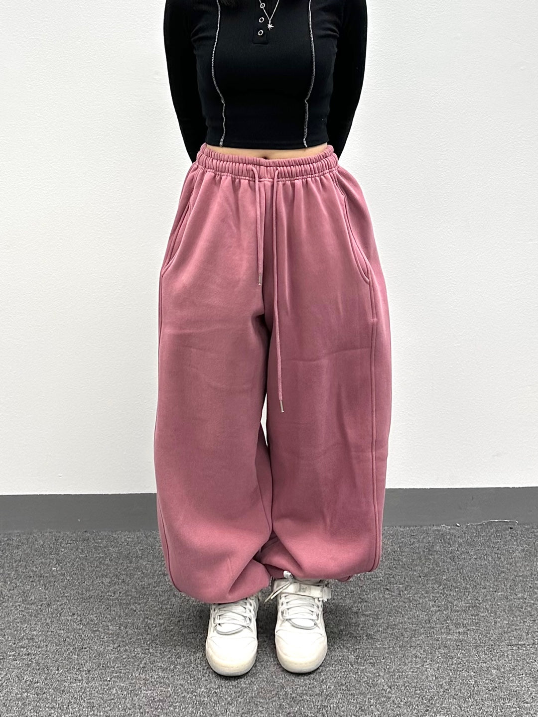 Snug Winter Balloon Jogger Pants