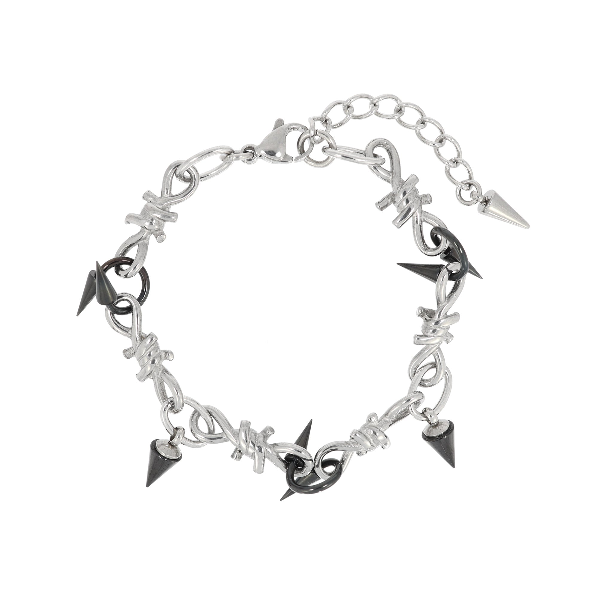 Spin Cone Barbed Wire Bracelet