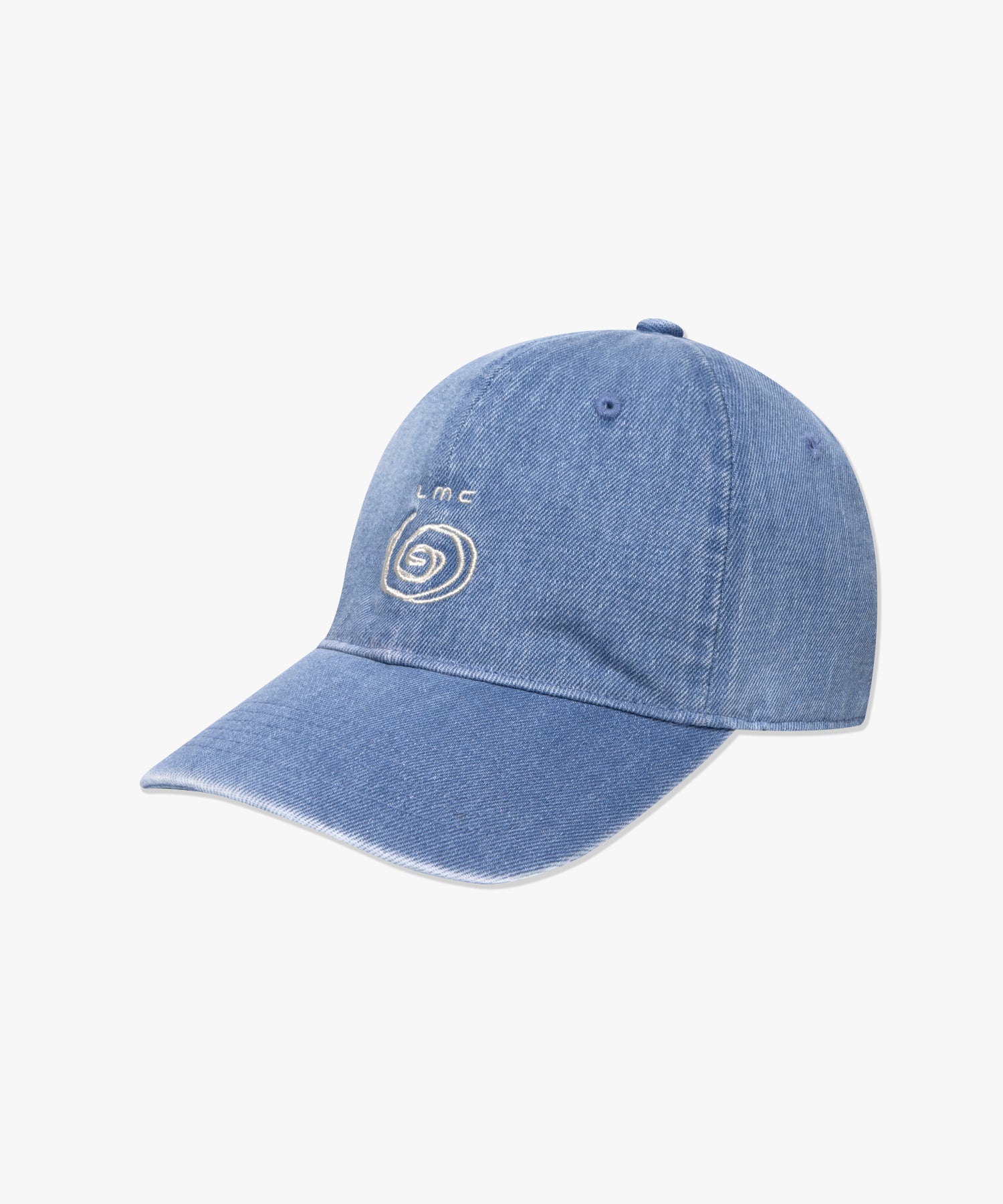 SPIRAL DENIM 6PANEL CAP - LIGHT BLUE