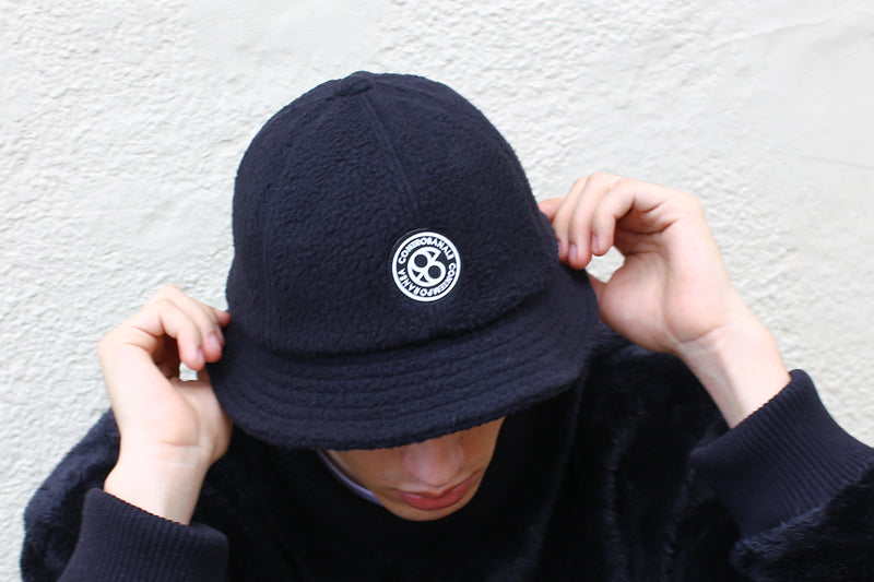 NUVOLINO FLEECE BUCKET HAT [BLACK]