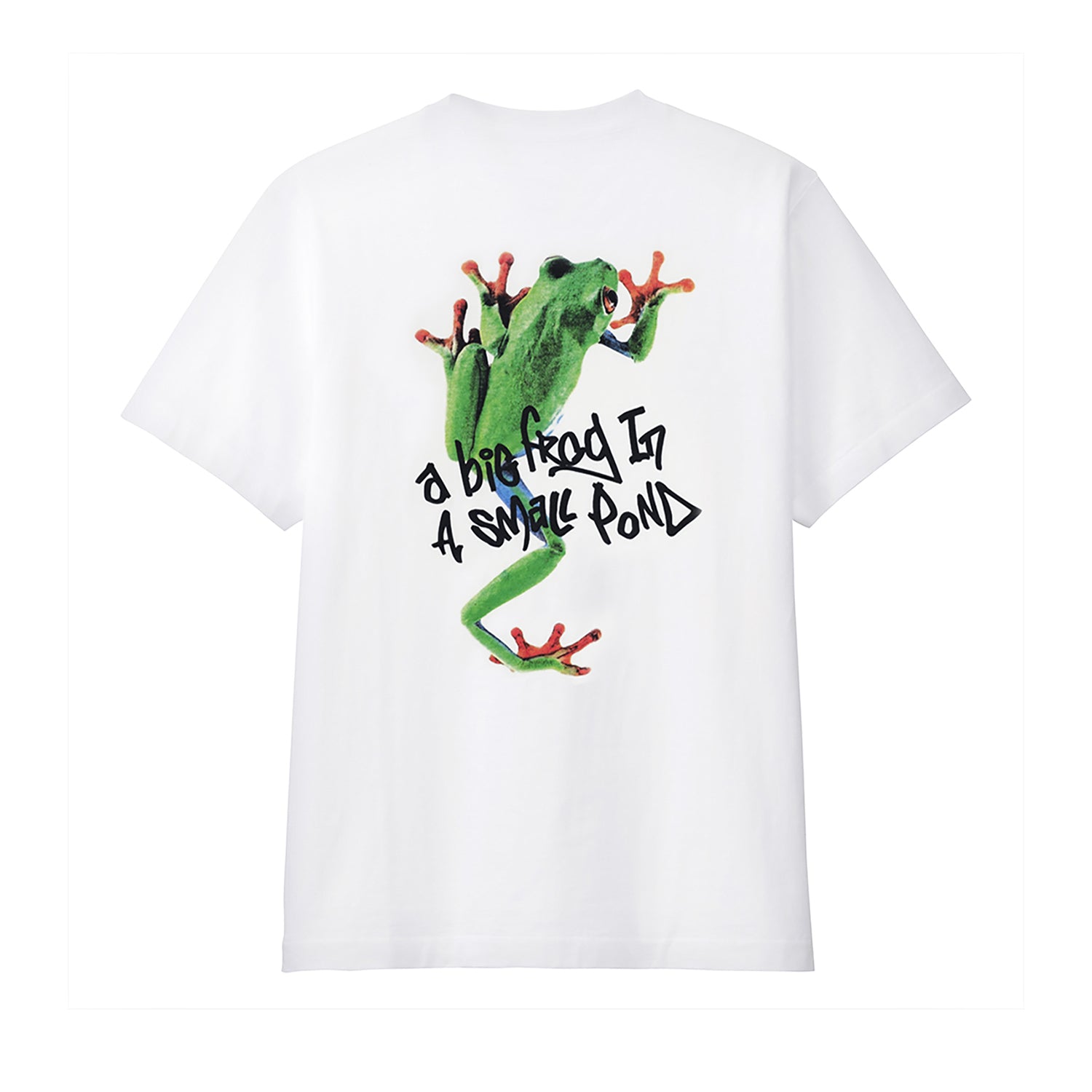 RED EYE FROG TEE white