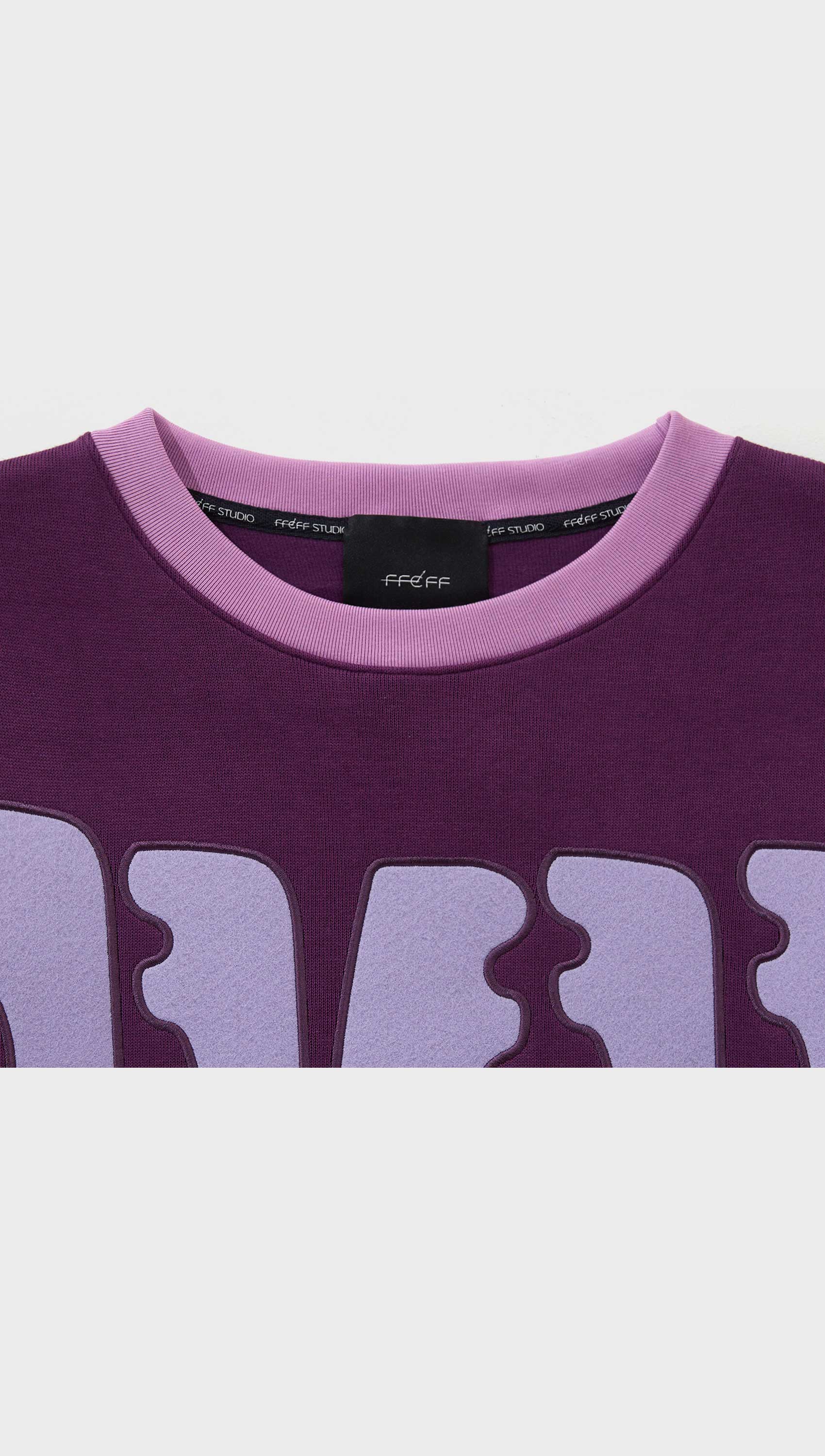 Applique stitch logo mtm (Purple)