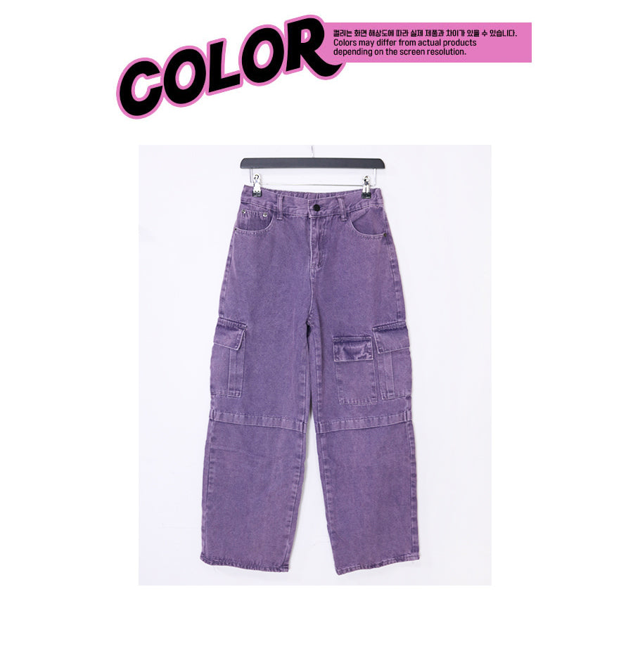 didi purple cargo pants