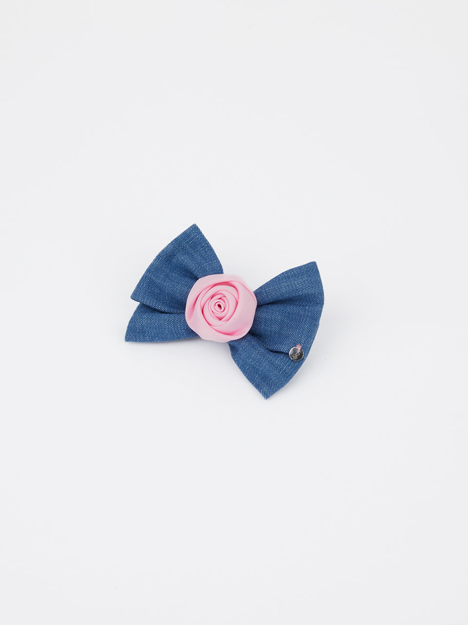 ROSY HAIR CLIP & BROOCH_LIGHT JEAN