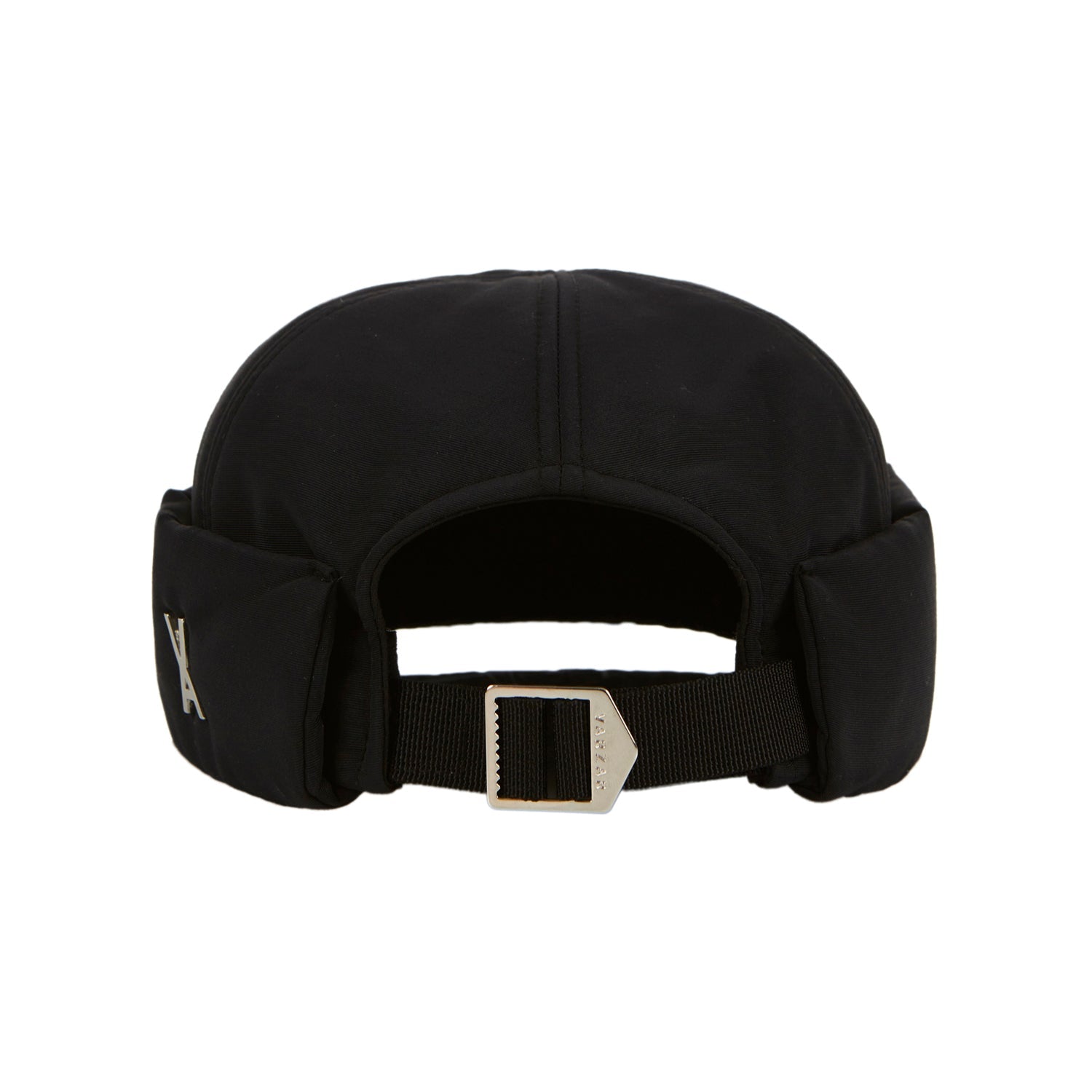 Heavy Padding Stud Logo Watch Cap Black