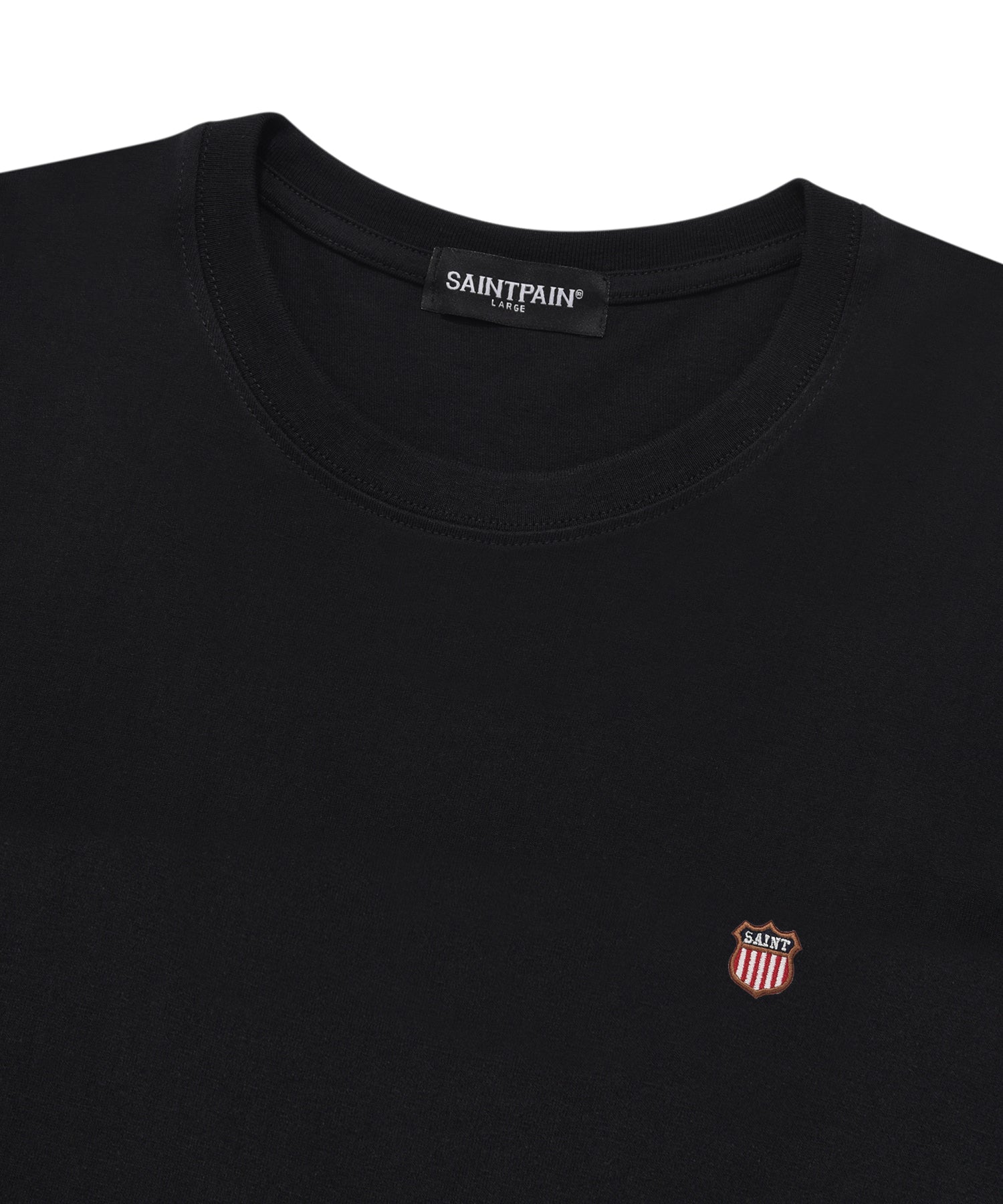 SP SAINT SMALL LOGO LONG SLEEVE-BLACK