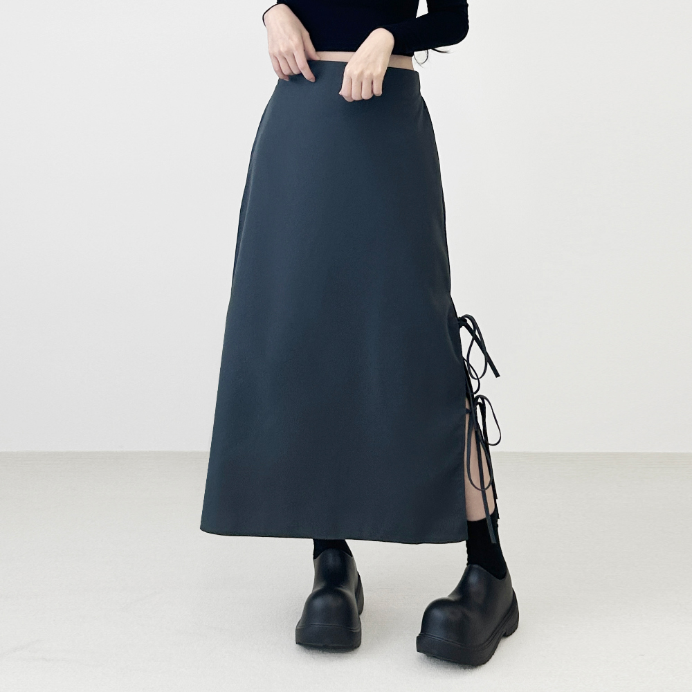 knotted long skirt